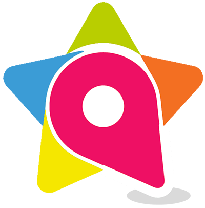 Logo contatti fucsia